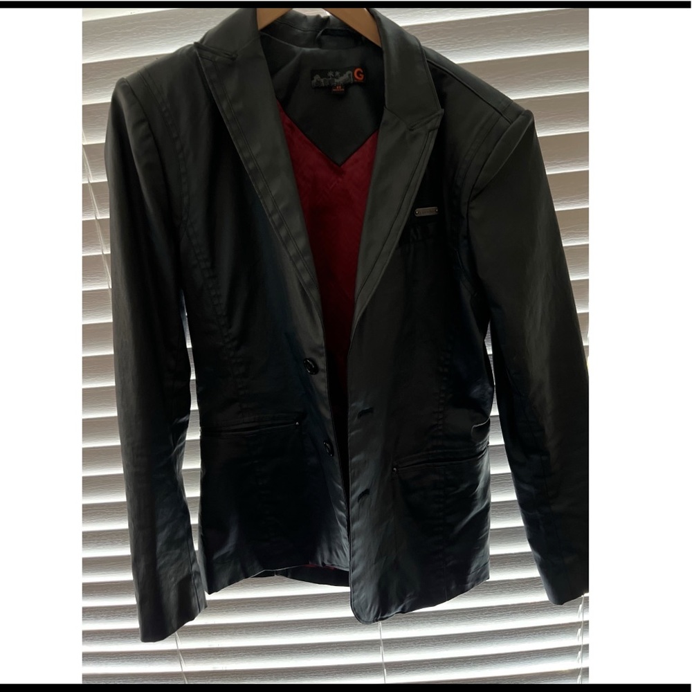 Black Skinny Fit Guess Jacket